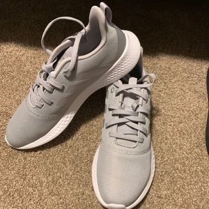 Adidas Gray Cloud foam running shoes